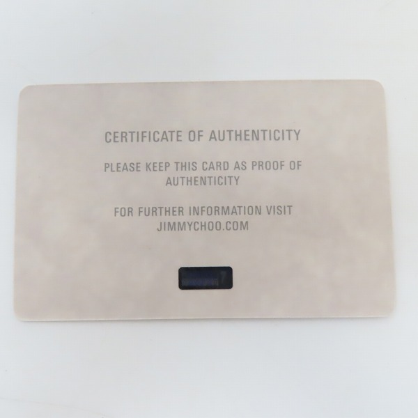 実際に弊社で買取させて頂いたJIMMY CHOO/ジミーチュウ IRVING レザーキーケース/キーリングの画像 5枚目