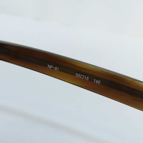 実際に弊社で買取させて頂いた【難あり】999.9/フォーナインズ  度入り メガネフレーム NP-61の画像 6枚目