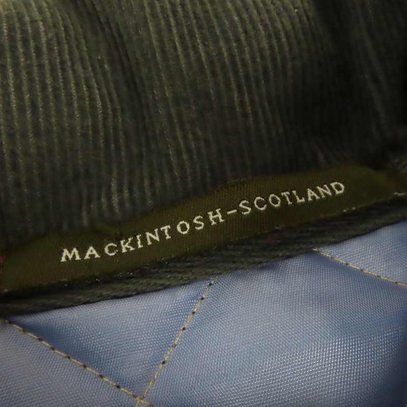 実際に弊社で買取させて頂いたMACKINTOSH SCOTLAND/マッキントッシュ キルティングジャケット 36の画像 2枚目