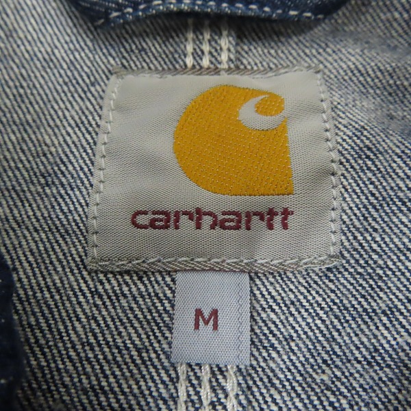実際に弊社で買取させて頂いたCARHARTT WIP/カーハート MICHIGAN CHORE COAT/デニム カバーオールジャケット/Mの画像 2枚目