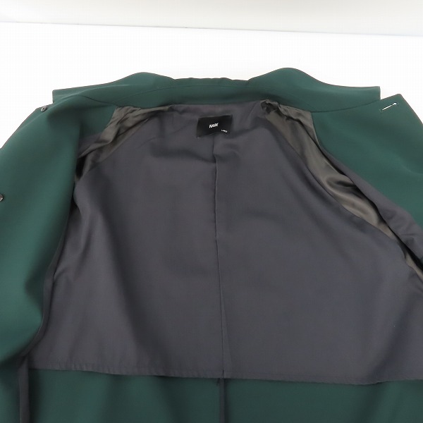 実際に弊社で買取させて頂いたHARE/ハレ ビックバルカラーコート HA030091AD/Lの画像 8枚目