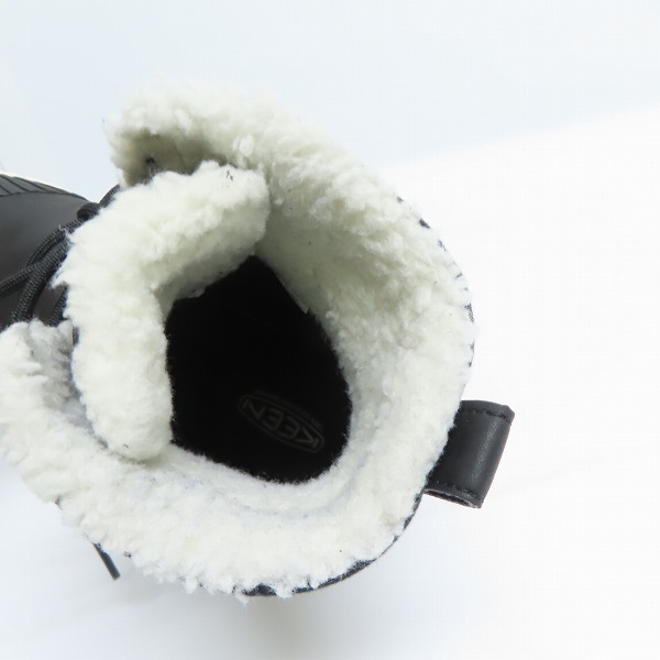 実際に弊社で買取させて頂いたKEEN/キーン エルサブーツ ブラック 1015633/24.5の画像 4枚目