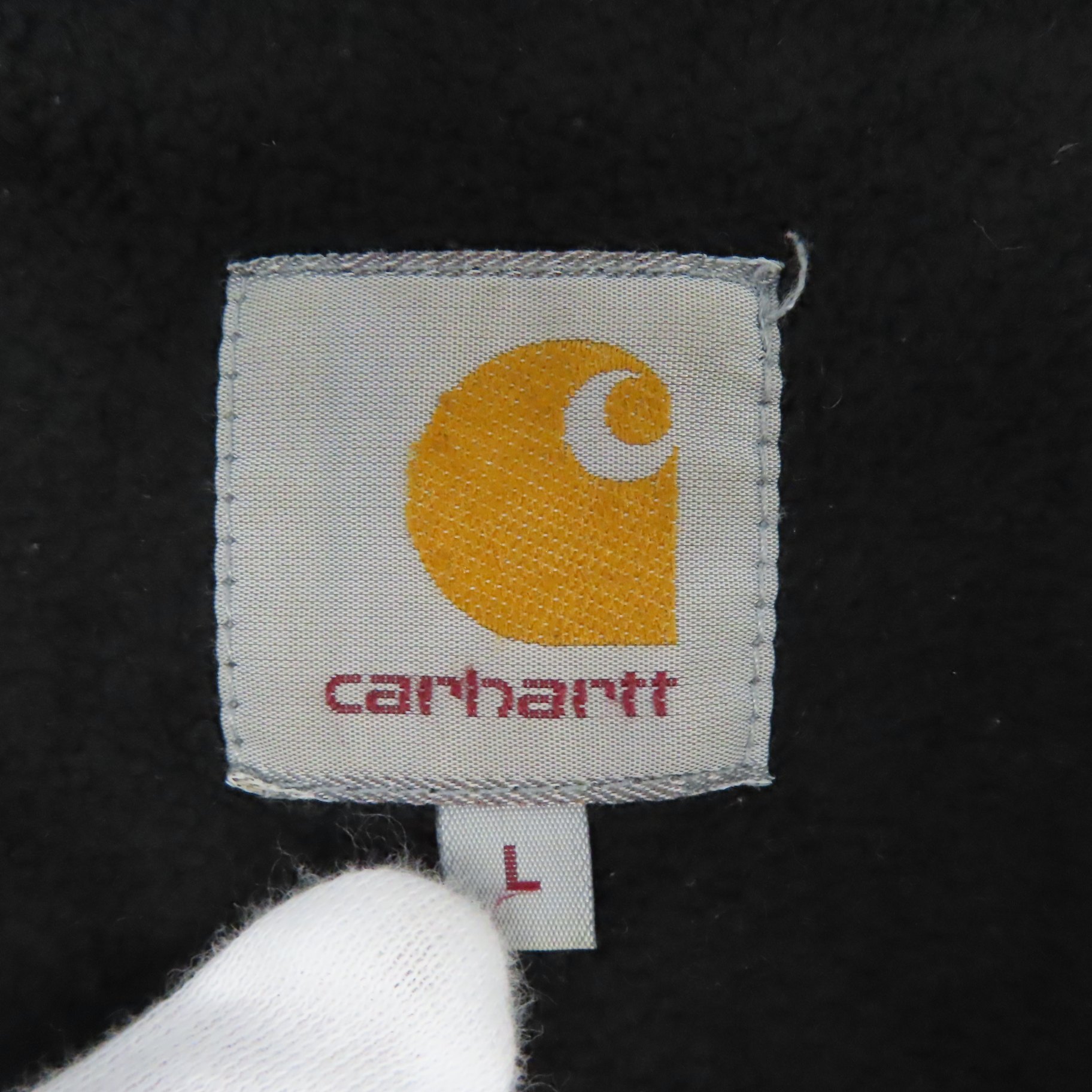 実際に弊社で買取させて頂いたcarhartt/カーハート SAIL JACKET セイルジャケット/ブルゾン ブラック /Lの画像 3枚目
