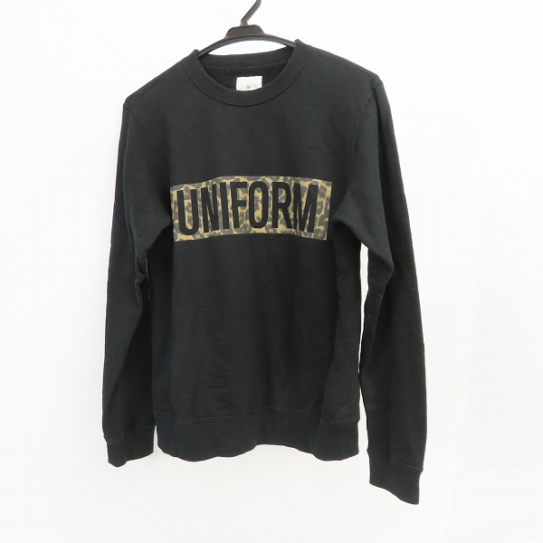 実際に弊社で買取させて頂いたuniform experiment/ユニフォームエクスペリメント BIG LOGO CREWNECK SWEAT UE-145085/1