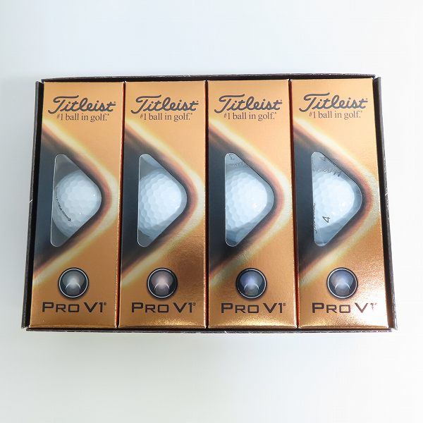 実際に弊社で買取させて頂いた(2)【未使用/オウンネーム】Titleist/タイトリスト PRO V1 ゴルフボール 2ダースの画像 1枚目