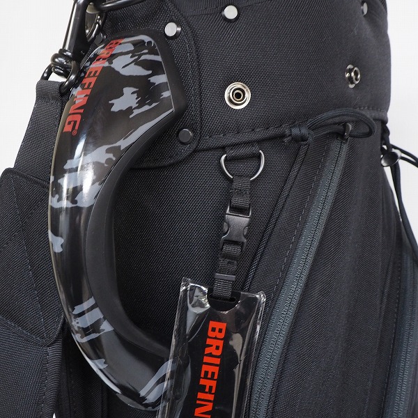 実際に弊社で買取させて頂いたBRIEFING/ブリーフィング CR-5 ゴルフ 9.5型 5分割キャディバッグ ブラックの画像 5枚目