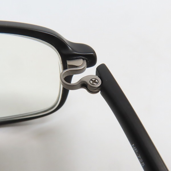 実際に弊社で買取させて頂いた999.9/フォーナインズ フルリム メガネフレーム/アイウェア NP-725の画像 5枚目
