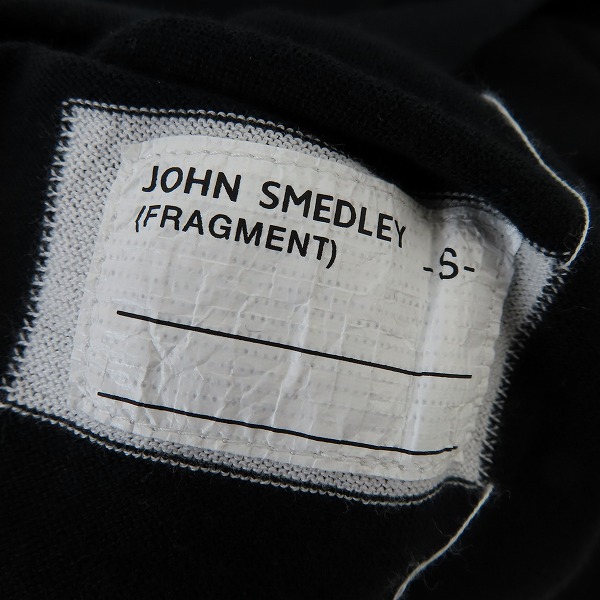実際に弊社で買取させて頂いたFRAGMENT DESIGN ×SEQUEL×JOHN SMEDLEY ロングスリーブニット ブラック JS LH-S Ⅱ/Sの画像 5枚目