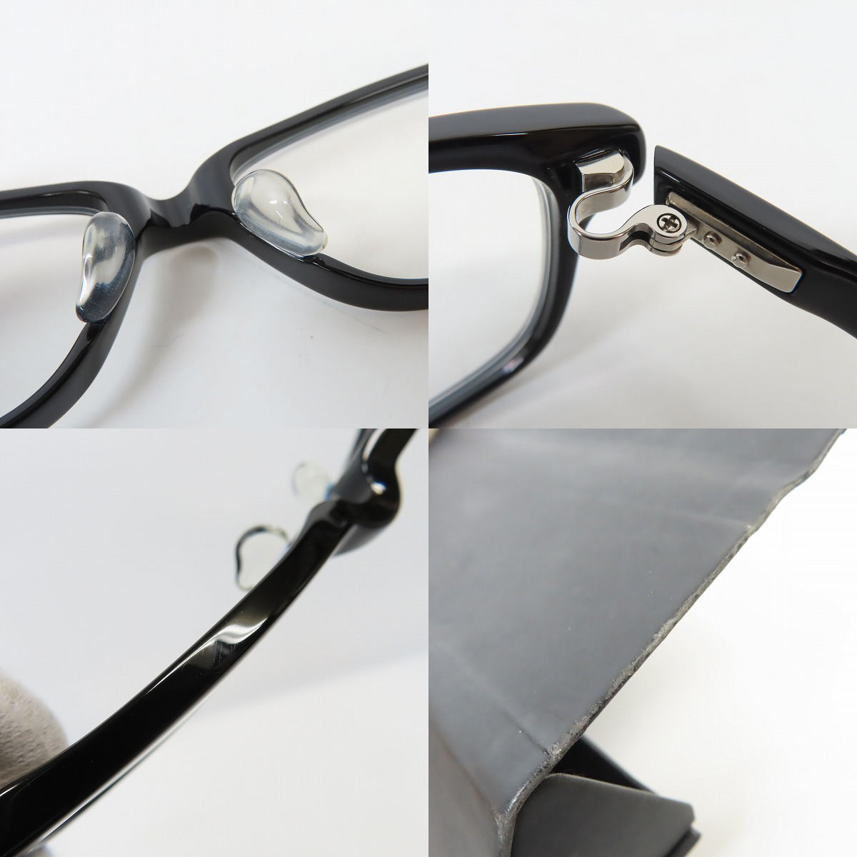 実際に弊社で買取させて頂いた999.9/フォーナインズ メガネフレーム/アイウェア/眼鏡 NP-65の画像 6枚目