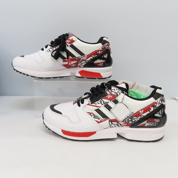 実際に弊社で買取させて頂いた【未使用】adidas×atmos/アディダス×アトモス ZX 8000 "Graffiti"/ゼットエックス8000 グラフィティ GW6028/29の画像 3枚目