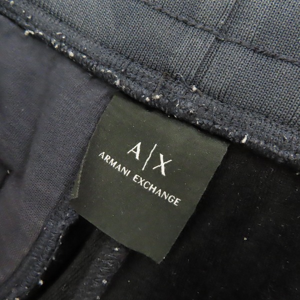 実際に弊社で買取させて頂いたARMANI EXCHANGE/アルマーニエクスチェンジ AXロゴ サイドラインスウェットパンツ の画像 2枚目