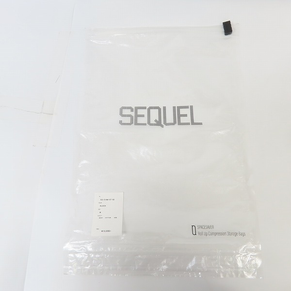 実際に弊社で買取させて頂いたSEQUEL×fragment design/シークエル×フラグメントデザイン ロゴTシャツ  SQ-21AW-ST-02/Mの画像 6枚目