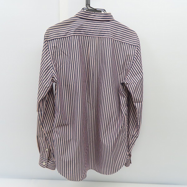 実際に弊社で買取させて頂いたBack Channel/バックチャンネル ストライプ 長袖 シャツ/Lの画像 1枚目