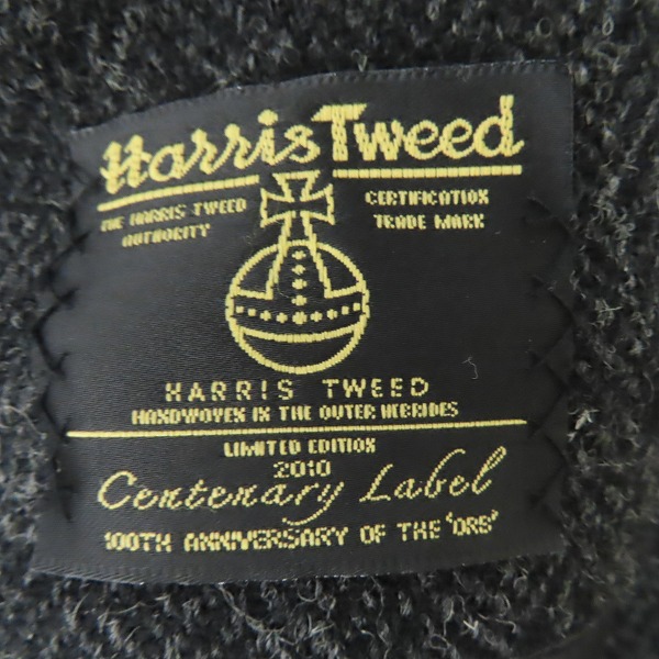 実際に弊社で買取させて頂いたBackChannel/バックチャンネル ハリスツイード ピーコート/Mの画像 5枚目