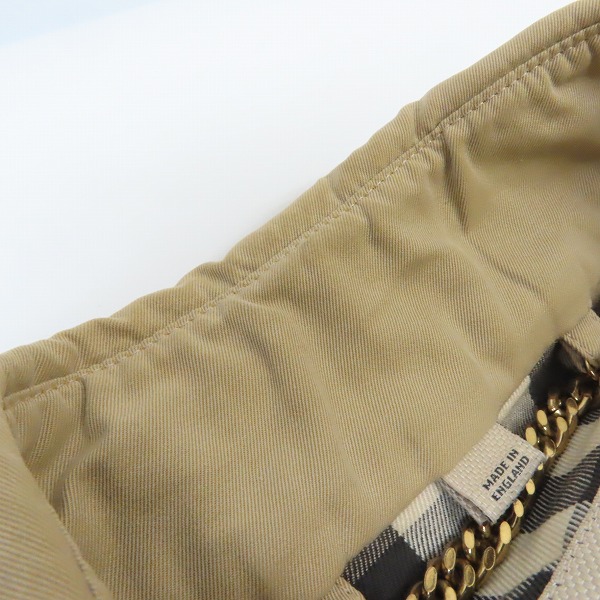 実際に弊社で買取させて頂いたBurberry/バーバリー THE SANDRINGHAM/サンドリンガム ノバチェック トレンチコート 44の画像 8枚目