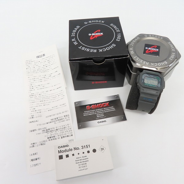 実際に弊社で買取させて頂いたG-SHOCK/Gショック G-LIDE/ジーライド  腕時計 GLX-5600VH-1JFの画像 8枚目