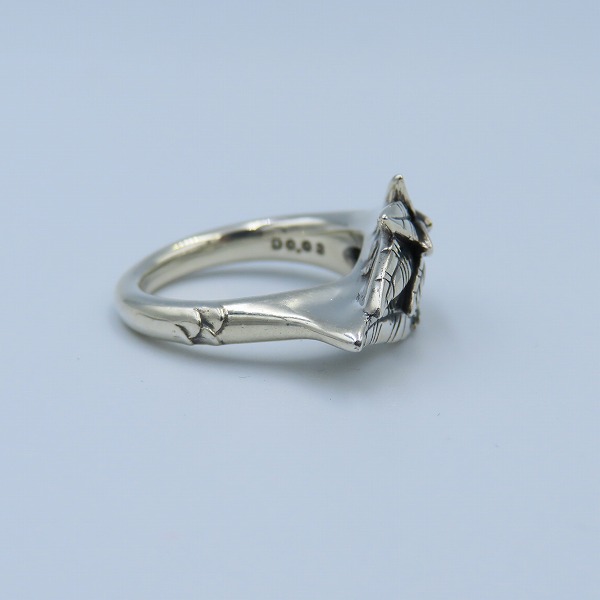 実際に弊社で買取させて頂いた【ギャラ付き】Bloody mary/ブラッディマリー Vivid/ヴィヴィッド リング w/ブルーダイヤモンド 11号の画像 2枚目