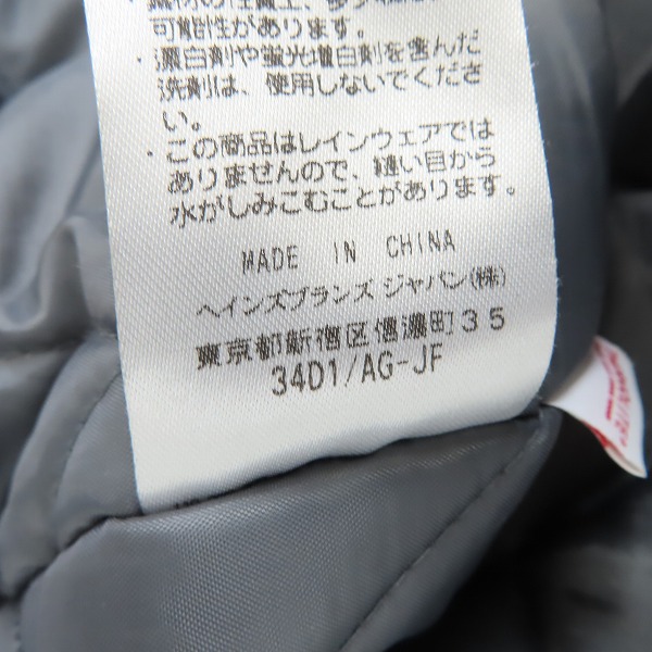 実際に弊社で買取させて頂いたChampion×Let it Ride/チャンピオン×レットイットライド パフィージャケット C8-L632/Lの画像 4枚目