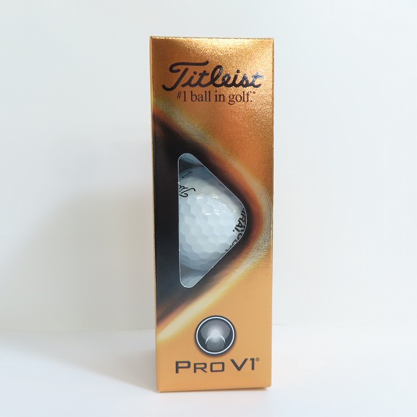 実際に弊社で買取させて頂いた(6)【未使用/オウンネーム】Titleist/タイトリスト PRO V1 ゴルフボール 1ダースの画像 1枚目