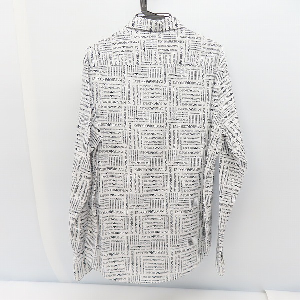 実際に弊社で買取させて頂いたEMPORIO ARMANI/エンポリオアルマーニ 総柄長袖シャツ/XXLの画像 1枚目