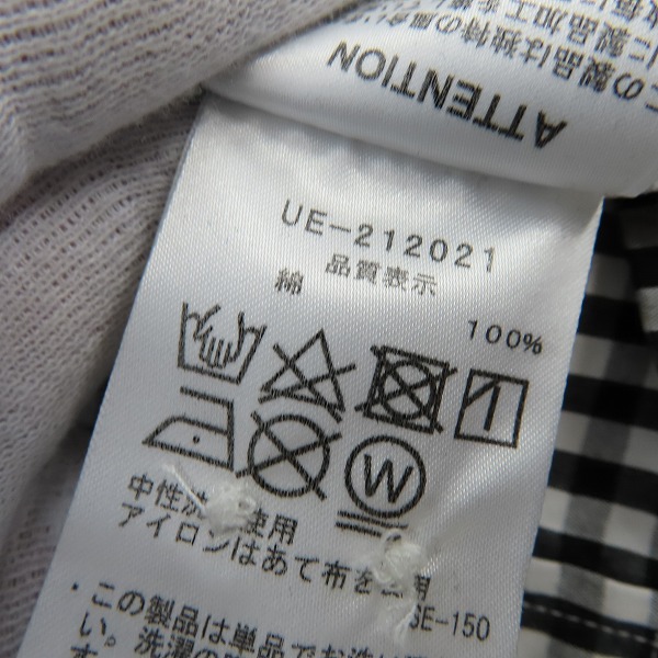 実際に弊社で買取させて頂いたUNIFORM EXPERIMENT/ユニフォームエクスペリメント 長袖チェックシャツ BIG B.D SHIRT /1の画像 4枚目