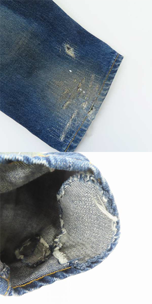 実際に弊社で買取させて頂いたFRAGMENT DESIGN ×SEQUELフラグメントデザイン×シークエル デニムパンツ ペイント加工/ダメージ加工/Sの画像 6枚目