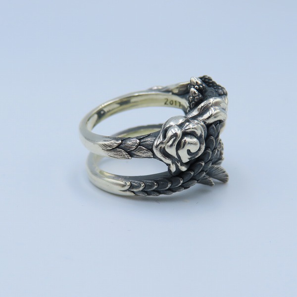 実際に弊社で買取させて頂いた【ギャラ付き/カスタム】Bloody Mary/ブラッディマリー 2017 Xmas Hidden Sky 羅?/ラーフ リング w/アイオライト 17号の画像 3枚目