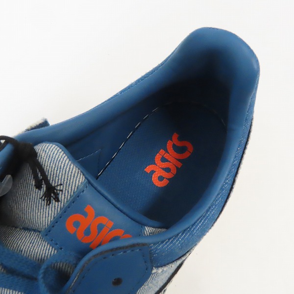 実際に弊社で買取させて頂いた【未使用】ASICS×ATMOS/アシックス×アトモス GEL-PTG OKAYAMA DENIM/ゲルPTG 岡山デニム 1201A561-400/29の画像 4枚目