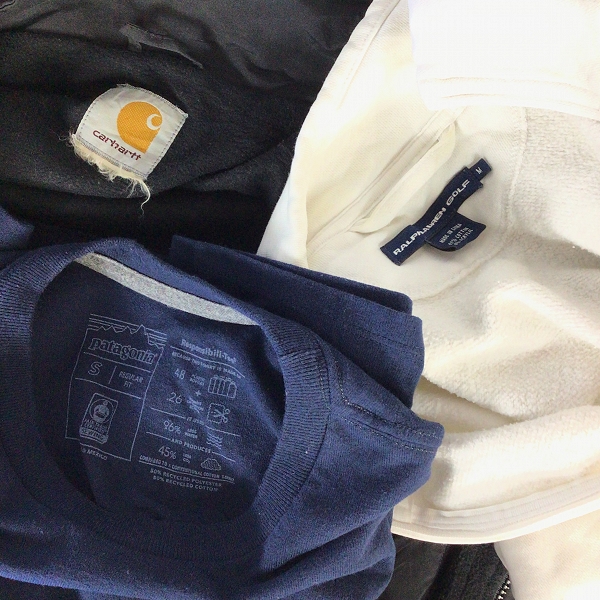実際に弊社で買取させて頂いた【おまとめ品】カーハート/パタゴニア/ラルフローレンゴルフ 等 ジャケット Tシャツ パンツ 他の画像 1枚目