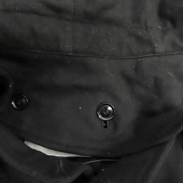 実際に弊社で買取させて頂いたmarka/マーカ メルトン/キルティング 中綿 モッズコート ブラック M10F-03C001C/1の画像 6枚目