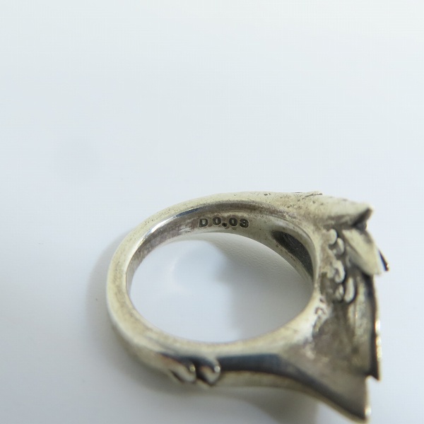 実際に弊社で買取させて頂いたBloody Mary/ブラッディマリー ビビット リング 雛鳥 w/ブルーダイヤ 7号の画像 7枚目