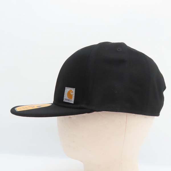 実際に弊社で買取させて頂いた(7)Carhartt/カーハート Firm Duck Flat Brim Cap ファームダック フラットブリム キャップ ブラック AH1604-M/OSFAの画像 2枚目