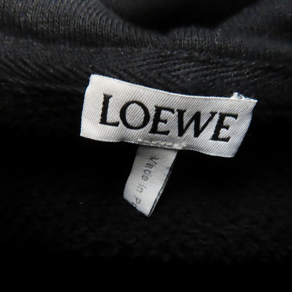 実際に弊社で買取させて頂いた【JPタグ】LOEWE/ロエベ 22AW アナグラムエンブロイダリー刺繍 プルオーバーパーカー H526Y25X02/XSの画像 2枚目