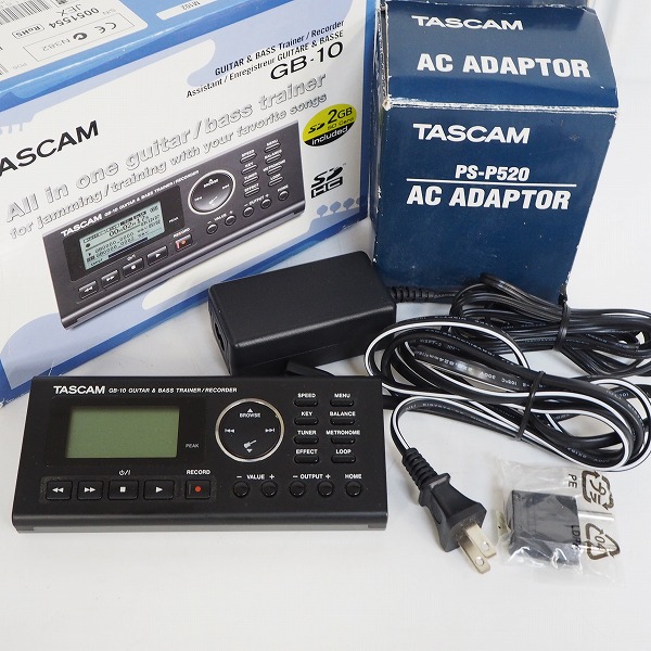 TASCAM トレーナー/レコーダー ギター&ベース用 GB-10