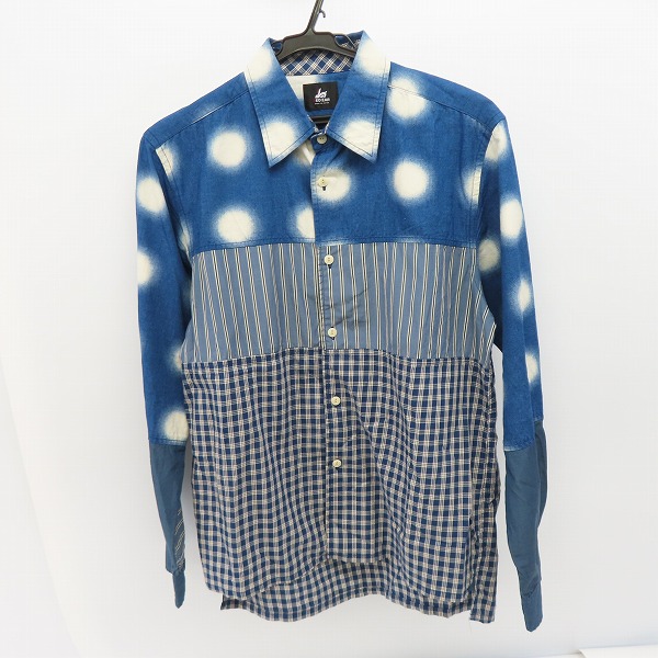 実際に弊社で買取させて頂いたPaul Smith/ポールスミス RED EAR/レッドイヤー ミックスアップシャツ 102651/M