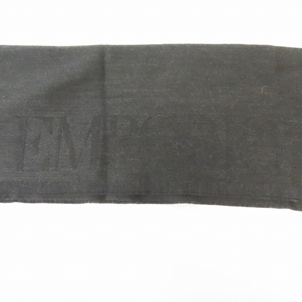 実際に弊社で買取させて頂いたEMPORIO ARMANI/エンポリオアルマーニ ロゴ入り ウールマフラー の画像 3枚目