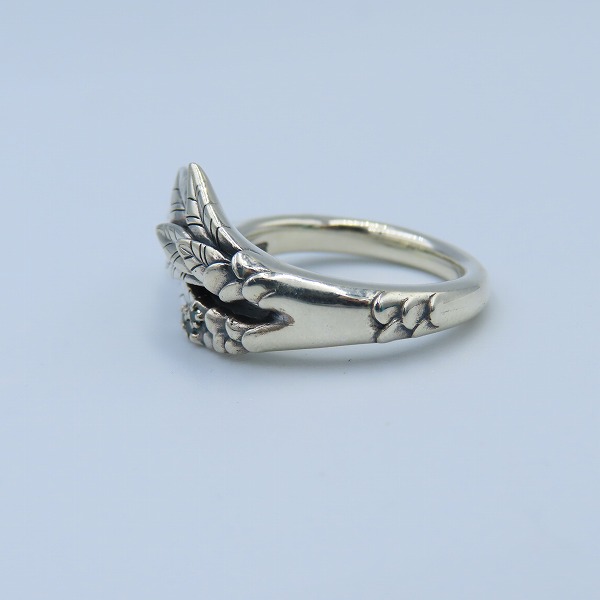 実際に弊社で買取させて頂いた【ギャラ付き】Bloody mary/ブラッディマリー Vivid/ヴィヴィッド リング w/ブルーダイヤモンド 11号の画像 3枚目