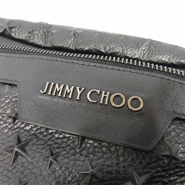 実際に弊社で買取させて頂いたJIMMY CHOO/ジミーチュウ デリー スターエンボス レザー ボディバッグの画像 5枚目