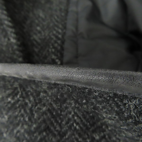 実際に弊社で買取させて頂いたBackChannel/バックチャンネル ハリスツイード ピーコート/Mの画像 7枚目