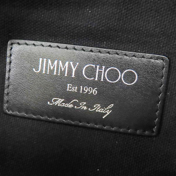 実際に弊社で買取させて頂いたJIMMY CHOO/ジミーチュウ デリー スターエンボス レザー ボディバッグの画像 4枚目
