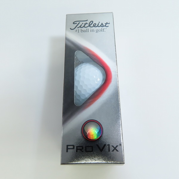実際に弊社で買取させて頂いた(4)【未使用/オウンネーム】Titleist/タイトリスト PRO V1x ゴルフボール 1ダースの画像 1枚目