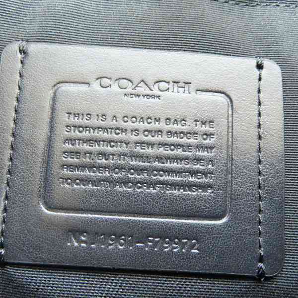 実際に弊社で買取させて頂いたCOACH/コーチ チェック柄 2way ビジネスバッグ/ショルダーバッグの画像 4枚目