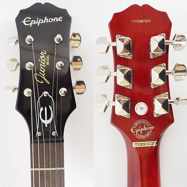 実際に弊社で買取させて頂いた★Epiphone/エピフォン Custom Shop Limited Edition Les Paul Junior/レスポール ジュニア ギグケース付の画像 3枚目