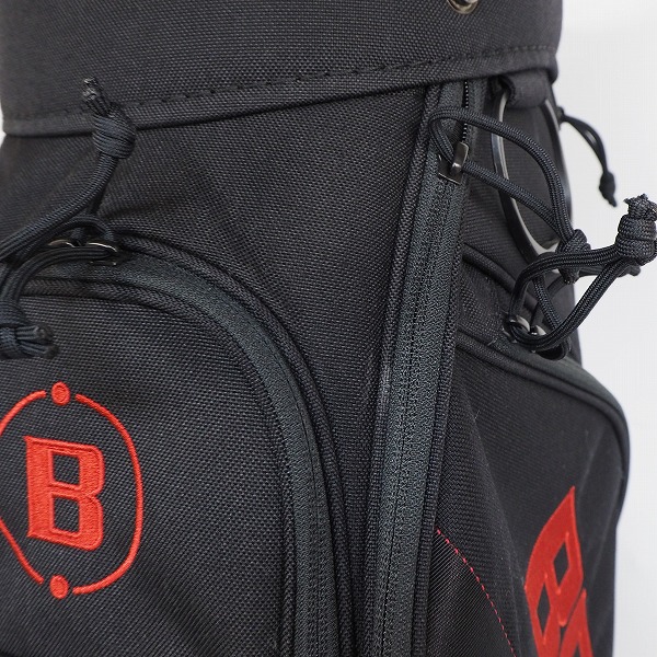 実際に弊社で買取させて頂いたBRIEFING/ブリーフィング CR-5 ゴルフ 9.5型 5分割キャディバッグ ブラックの画像 4枚目