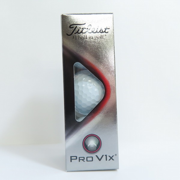 実際に弊社で買取させて頂いた(1)【未使用/オウンネーム】Titleist/タイトリスト PRO V1x ゴルフボール 1ダースの画像 1枚目