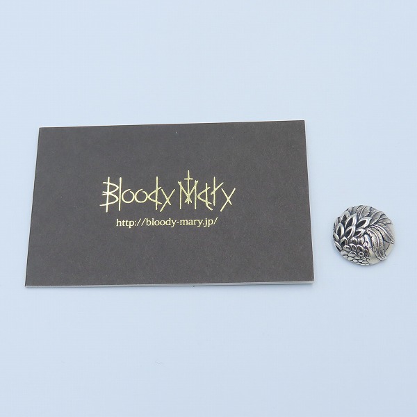 実際に弊社で買取させて頂いた【ギャラ付】Bloody Mary/ブラッディマリー Hair Rubber Feather&Scales ヘアゴム用 コンチョの画像 6枚目