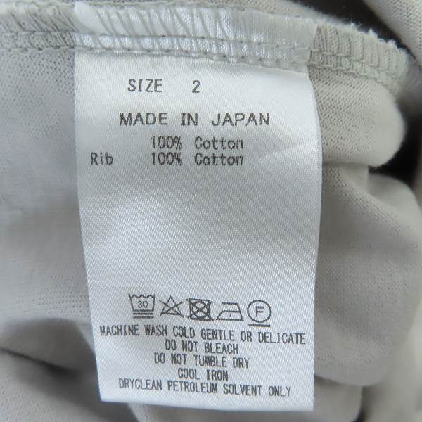 実際に弊社で買取させて頂いたmarka/マーカ ルーズシルエット クルーネックカットソー M21C-05CS01C/2の画像 3枚目