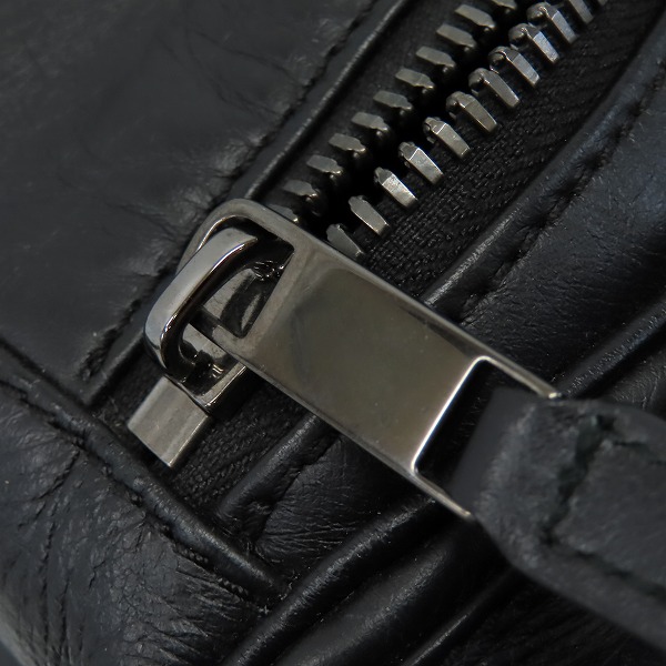 実際に弊社で買取させて頂いたDIOR HOMME/ディオールオム ショルダーバッグ ブラック レザー 03-BO-0196の画像 7枚目