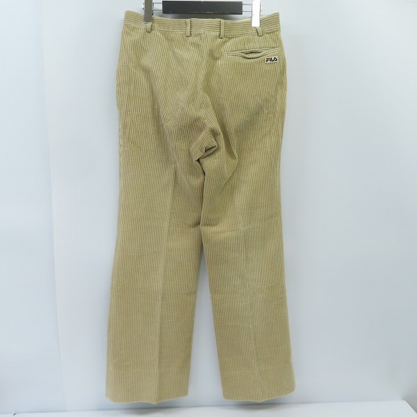 実際に弊社で買取させて頂いたFILA/フィラ コーデュロイパンツ ロゴワッペン/3 の画像 1枚目