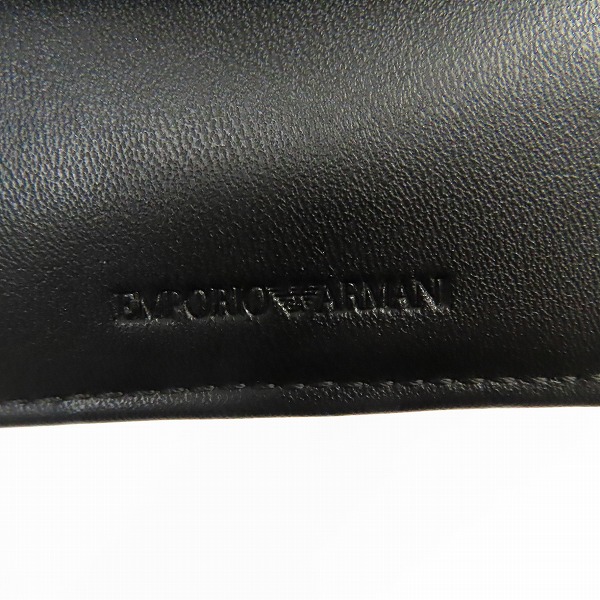 実際に弊社で買取させて頂いたEMPORIO ARMANI/エンポリオアルマーニ 二つ折り財布 イーグルロゴ/Y4R165YLA0E/の画像 3枚目